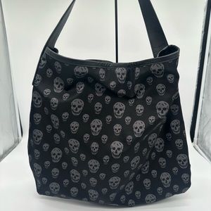 Alexander McQueen Black Skull Tote